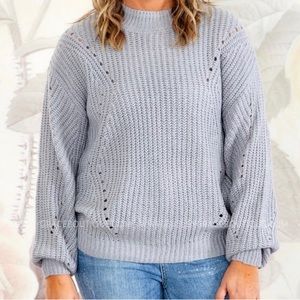 NWOT LIKE Love , Gray Pullover Sweater , size 2x